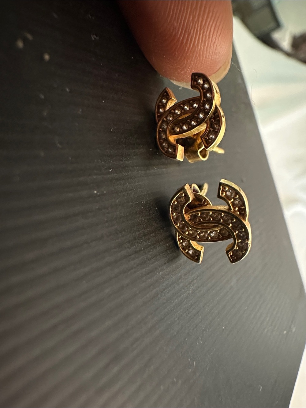 Gold-Tone Interlocking Knot Stud Earrings - Elegant Women’s Jewelry